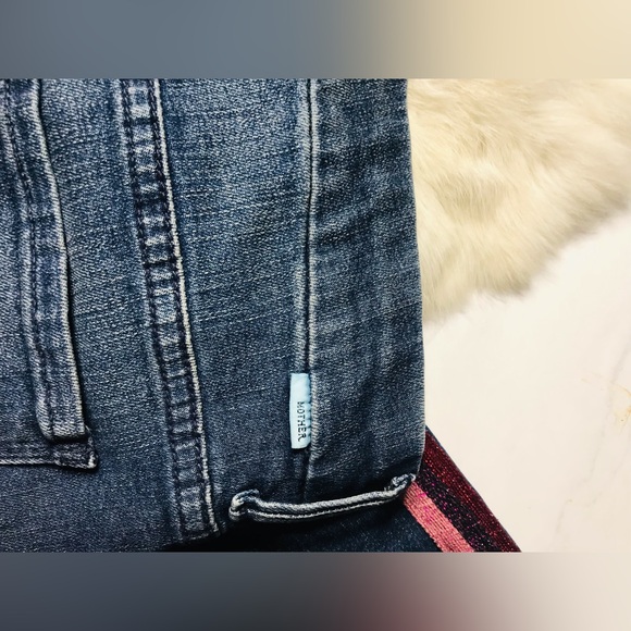 Mother High Waisted Looker Skinny Jeans Here Kitty Kitty Glitter Racer size 29 - Picture 3 of 10